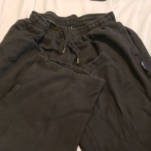 Black Spalding size Large sweatpants